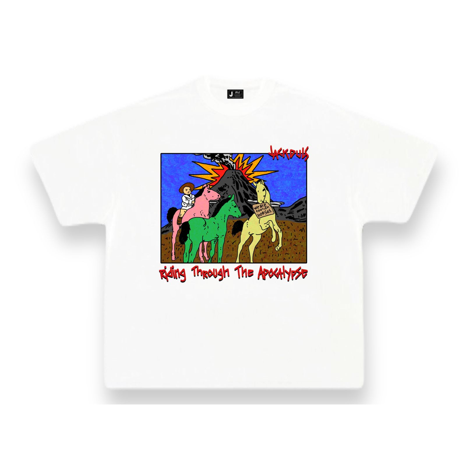 Tshirt Doomsday Rider white